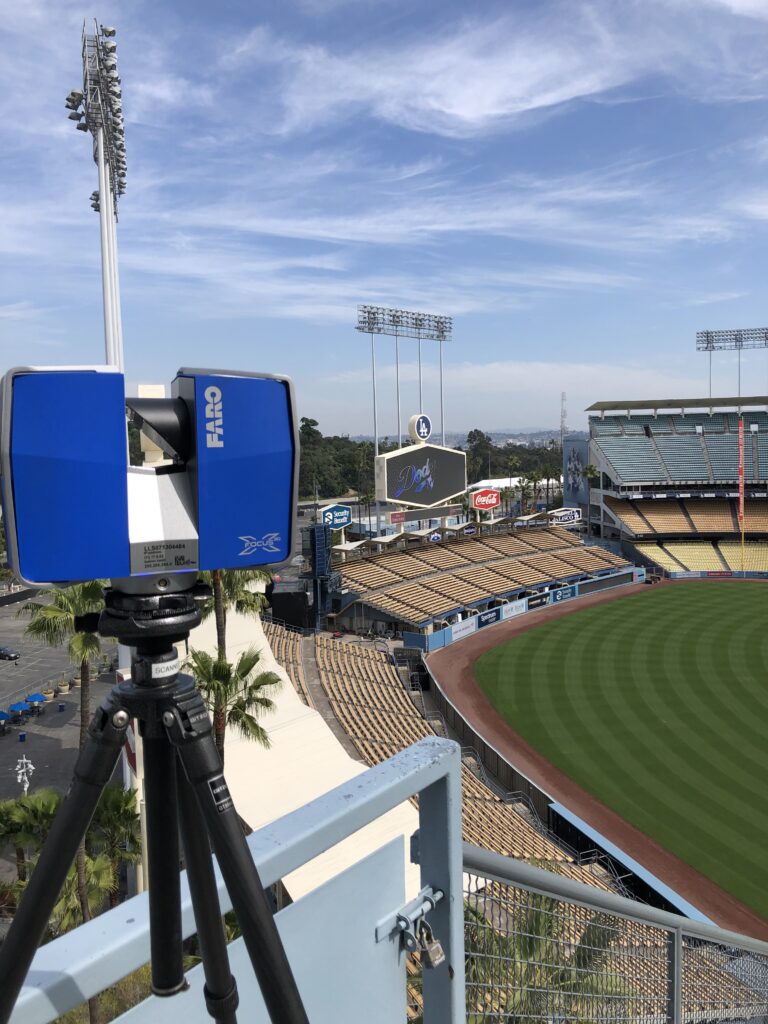 3D Laser Scanning the Stadium
