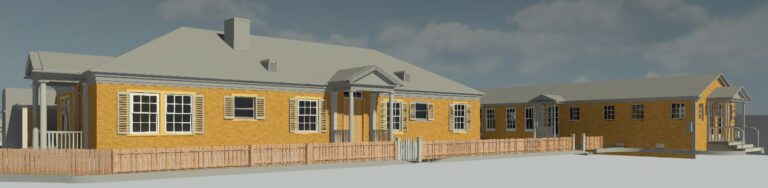 NW View Rendering of Bungalows